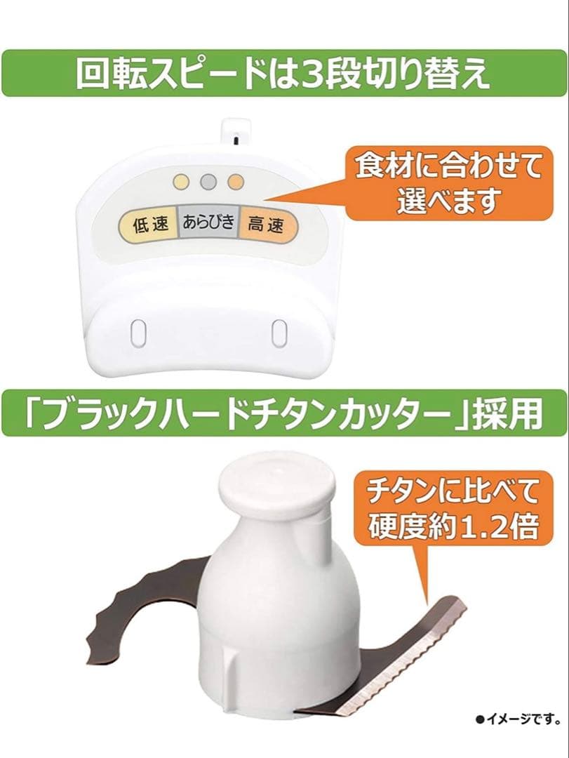 パナソニック フードプロセッサー mk-k81-w ホワイト