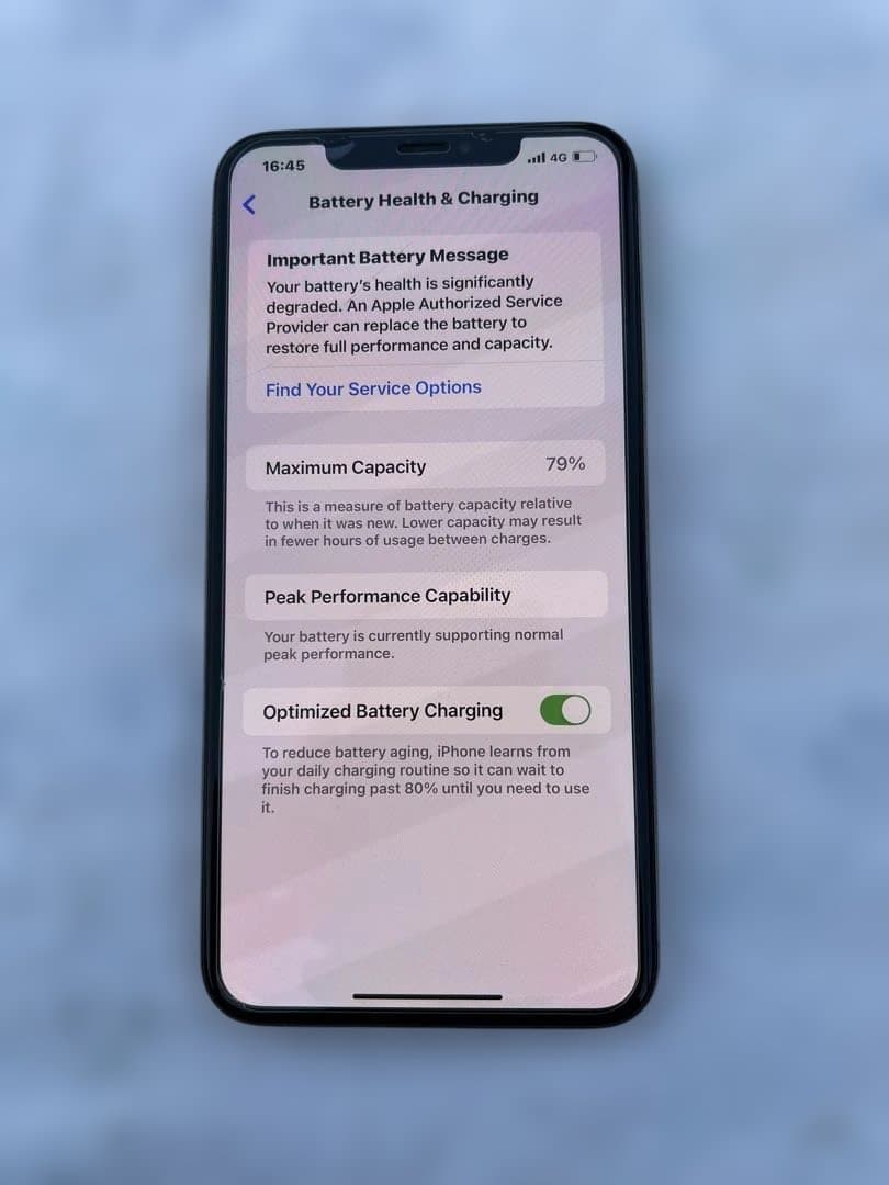 Apple iPhone Xs MAXゴールド