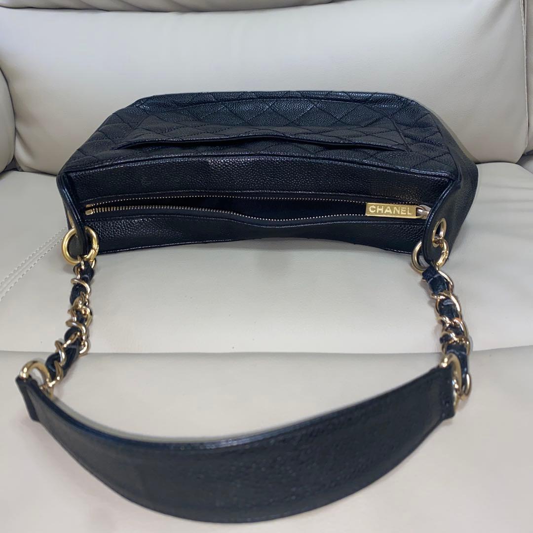 CHANEL シャネル キルティング ショルダーバッグ キャビアスキン