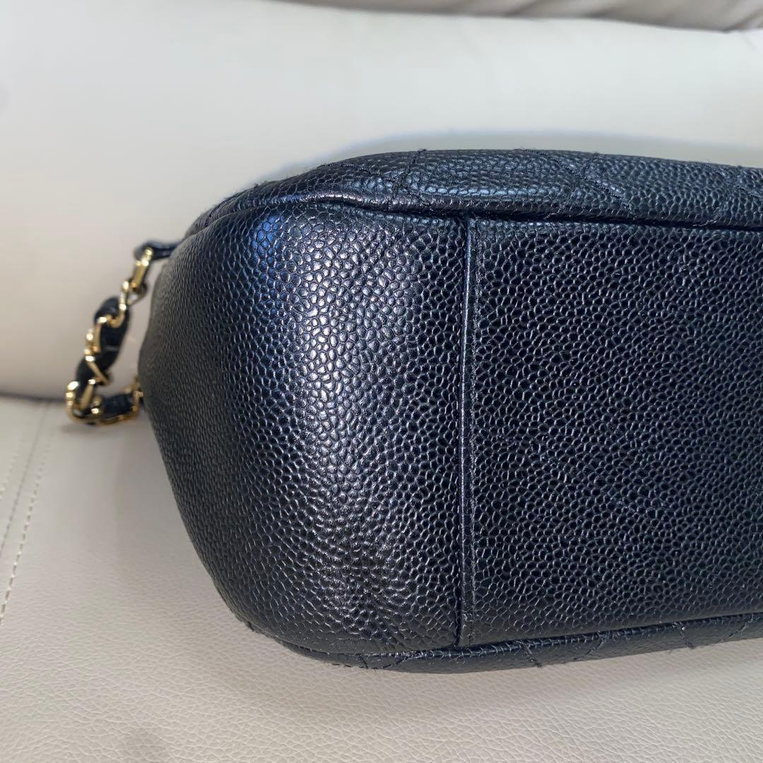 CHANEL シャネル キルティング ショルダーバッグ キャビアスキン