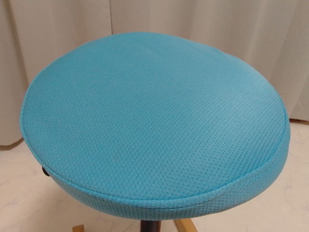 サカモトハウス バランスシナジー カバー付 ラウンド 丸型 ネイビー チェア