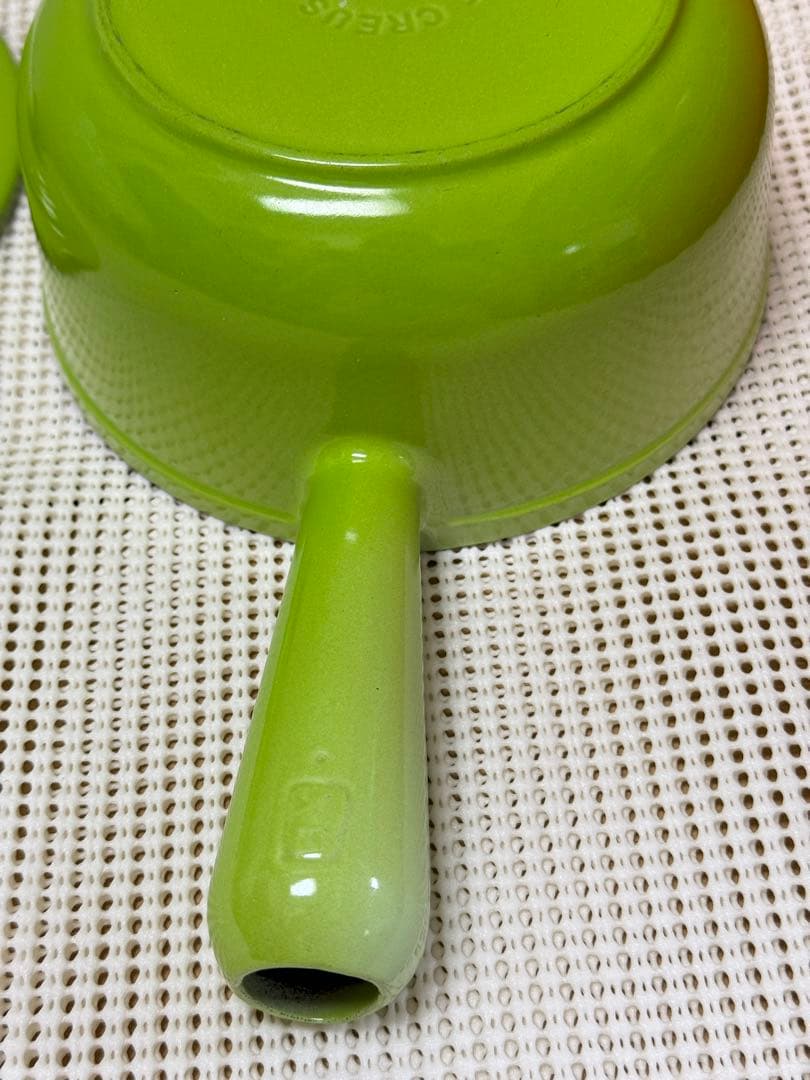 ル・クルーゼ　ソースパン　16cm フルーツグリーン