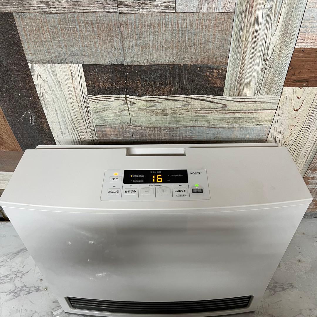 即日受渡❣️全国送料込エコ運転喉に潤いノーリツ15畳用ガスファンヒーター都市ガス用