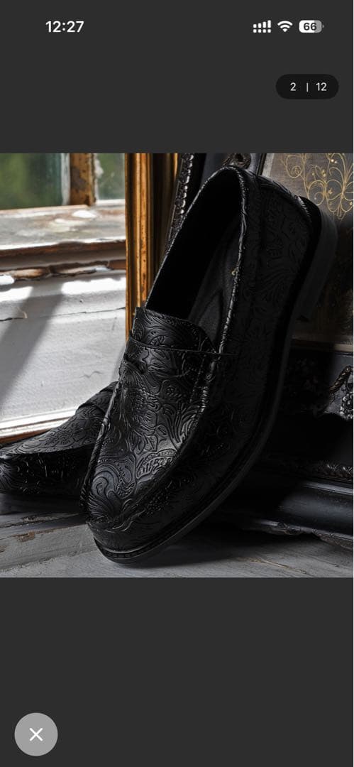 London Shoe Make ペイズリーローファー ブラック　新品未使用