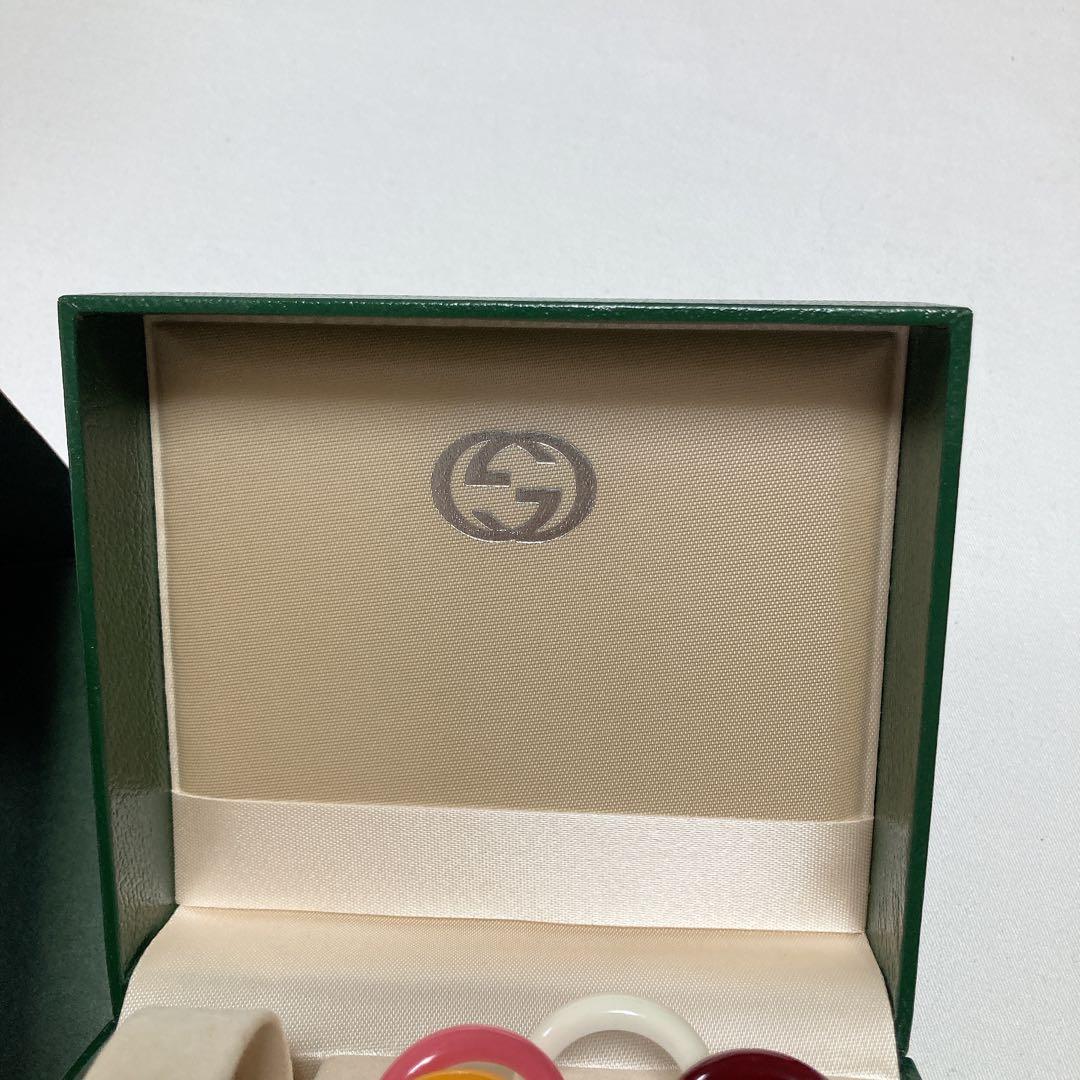 美品　希少　グッチ　チェンジベゼル　11個セット　ベゼルのみ　空箱　ケース付き