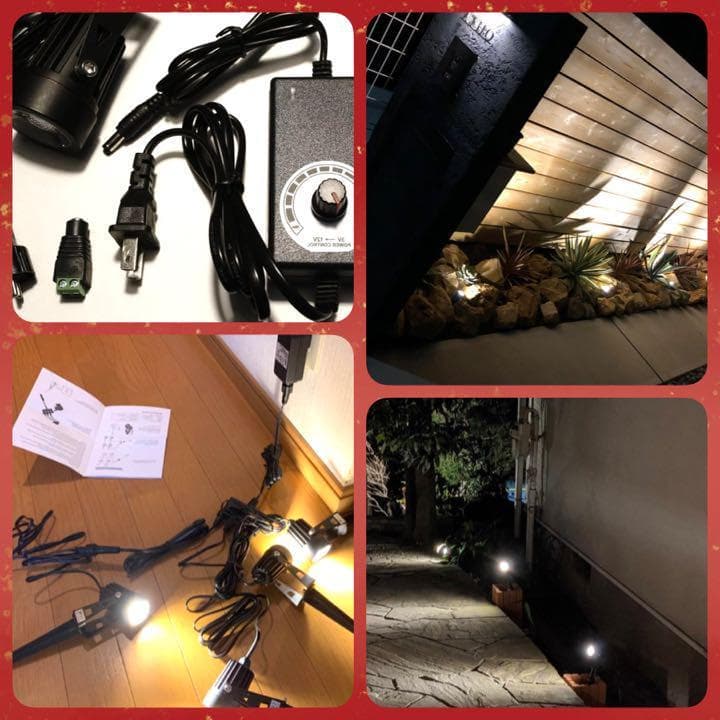 4台セット❣超高輝度COBライト搭載＆航空アルミ合金製♪ソーラー ガーデンライト