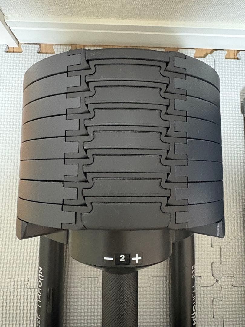 フレックスベル式　調整可能ダンベル 最大32kg ①