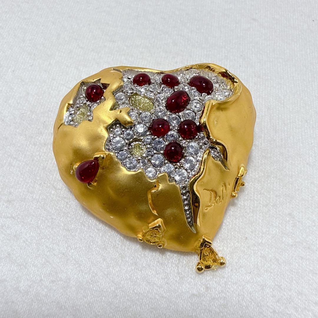 訳アリ DALI JOIES サルバドール ダリ ゴールドカラー ブローチ