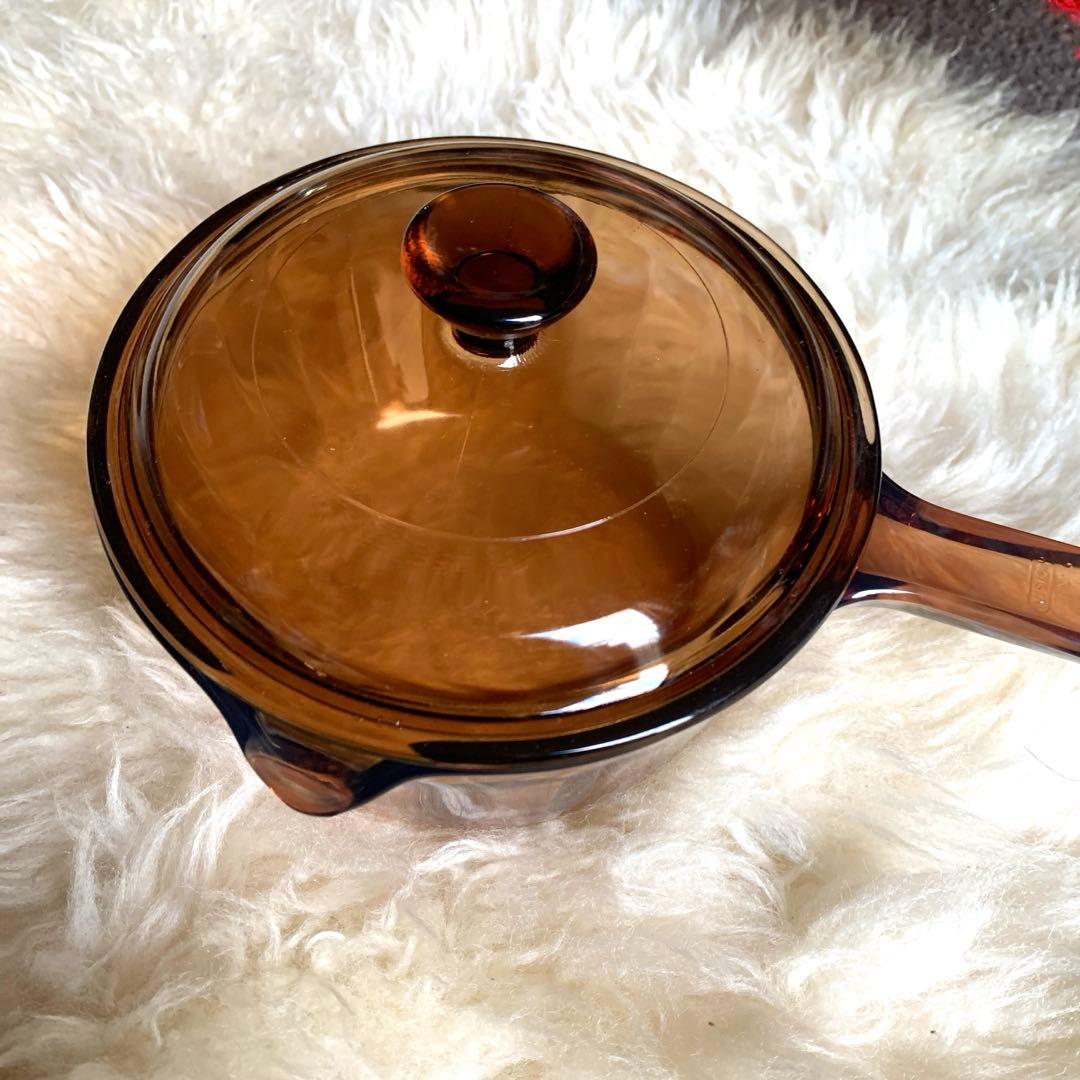 【廃盤】ビジョン希少サイズデザイン　ヴィンテージ1.0L 片手鍋　vision