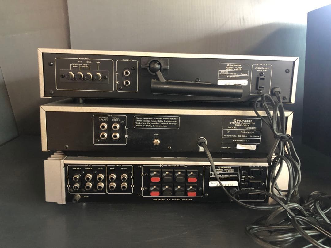 PIONEERオーディオセット（ジャンク品）