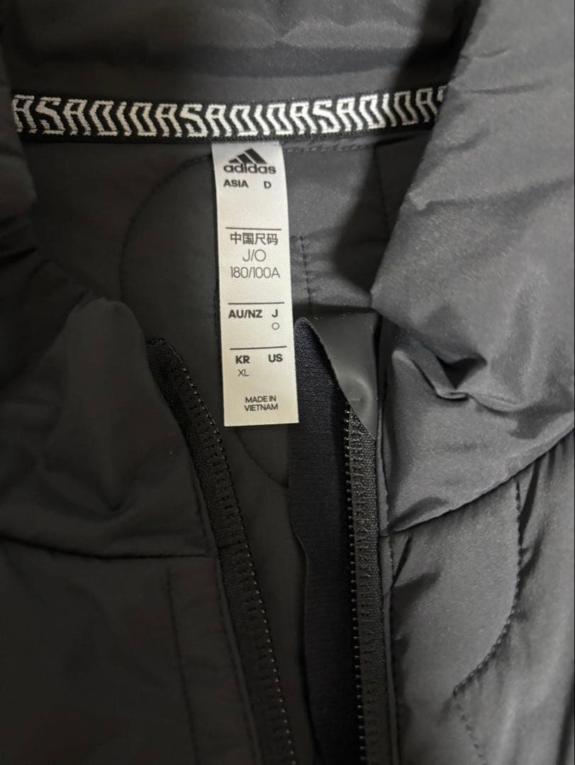 中綿ゴルフウェアセットアップ冬adidas