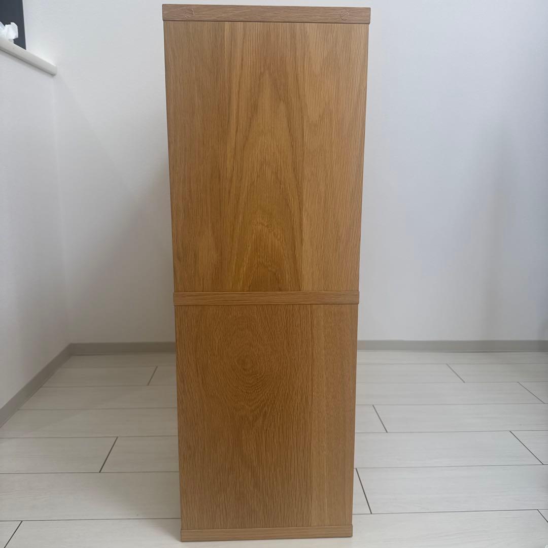 無印スタッキングシェルフ 2段2列