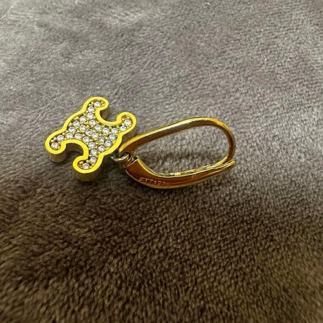 【natan】CELINE 片耳用 ピアス ゴールド