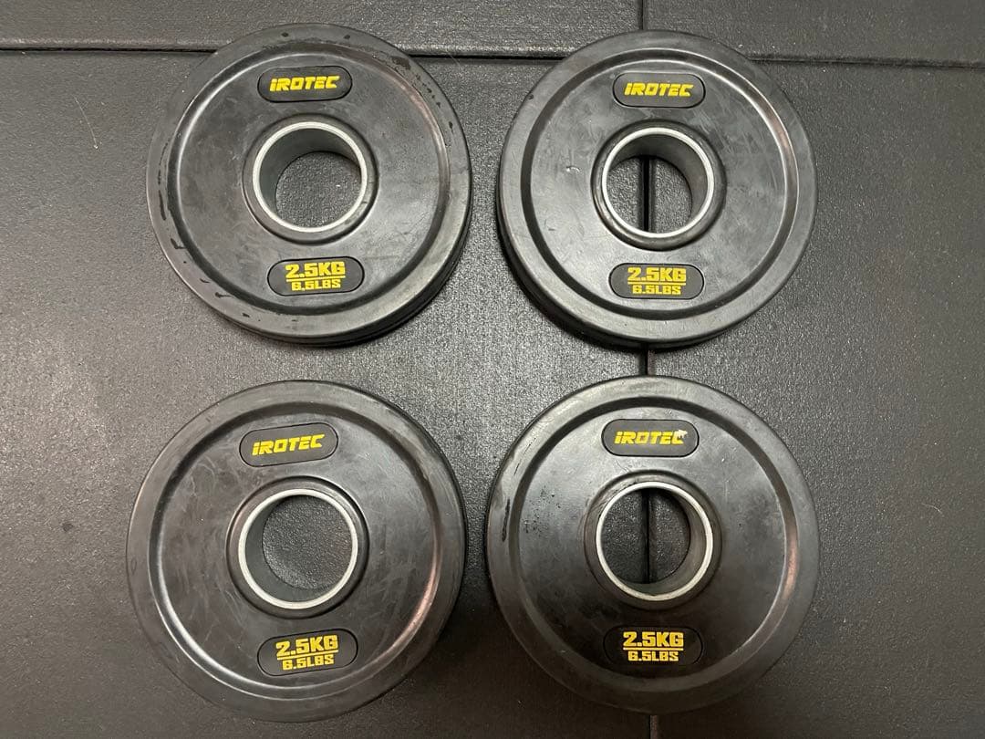 【出品④】IROTECオリンピックプレートオールラバー仕様穴径51mm