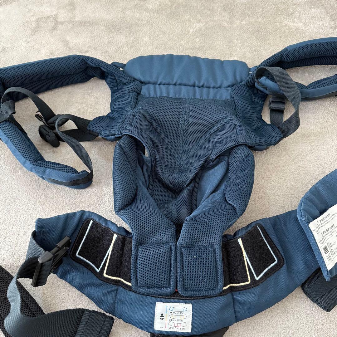 お値下げ‼︎【美品】エルゴ ベビー OMNI360 抱っこ紐 ミッドナイトブルー