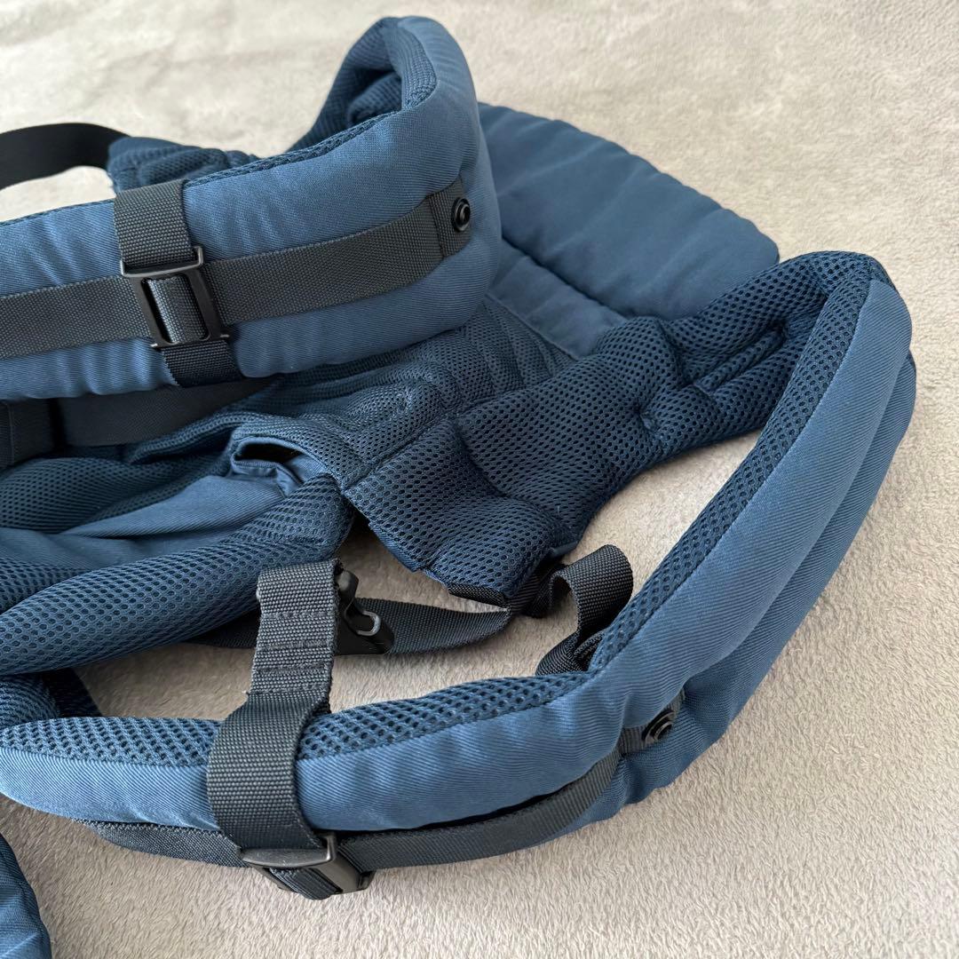 お値下げ‼︎【美品】エルゴ ベビー OMNI360 抱っこ紐 ミッドナイトブルー