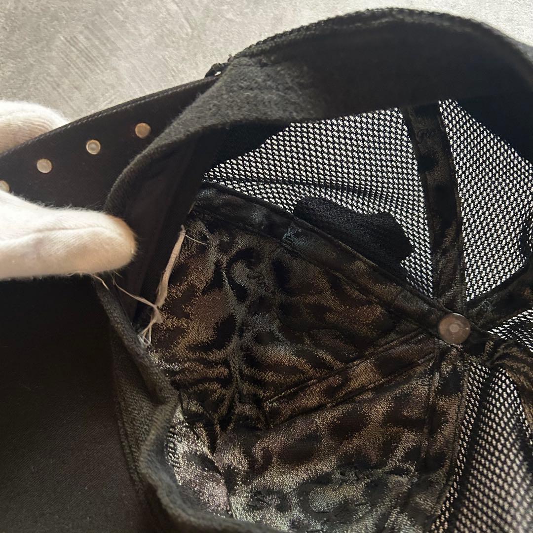 帽子 archive Roen grunge mesh cap y2k black