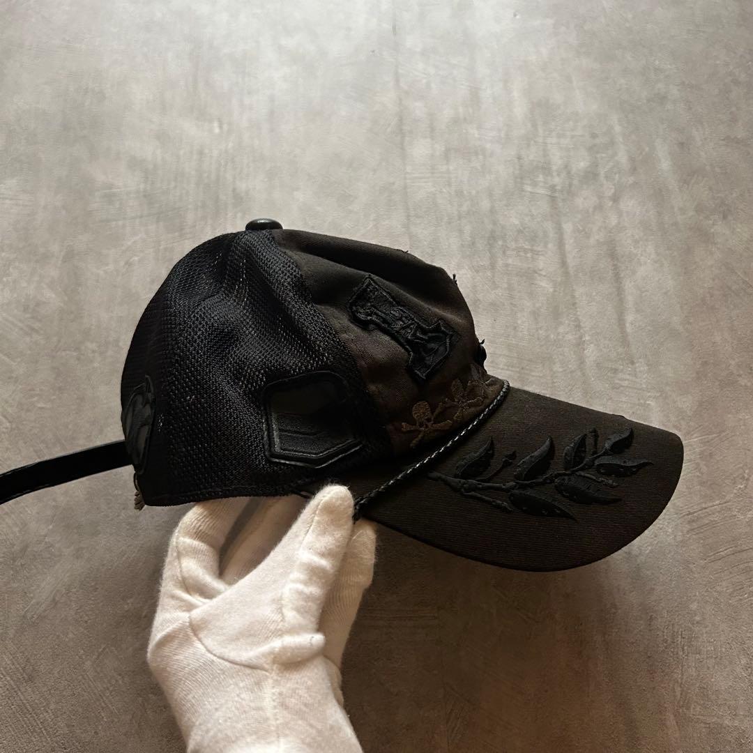 帽子 archive Roen grunge mesh cap y2k black