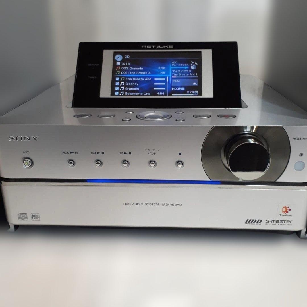 美品　SONY　NAS-M75HD　ネットジューク　ハードディスクコンポ