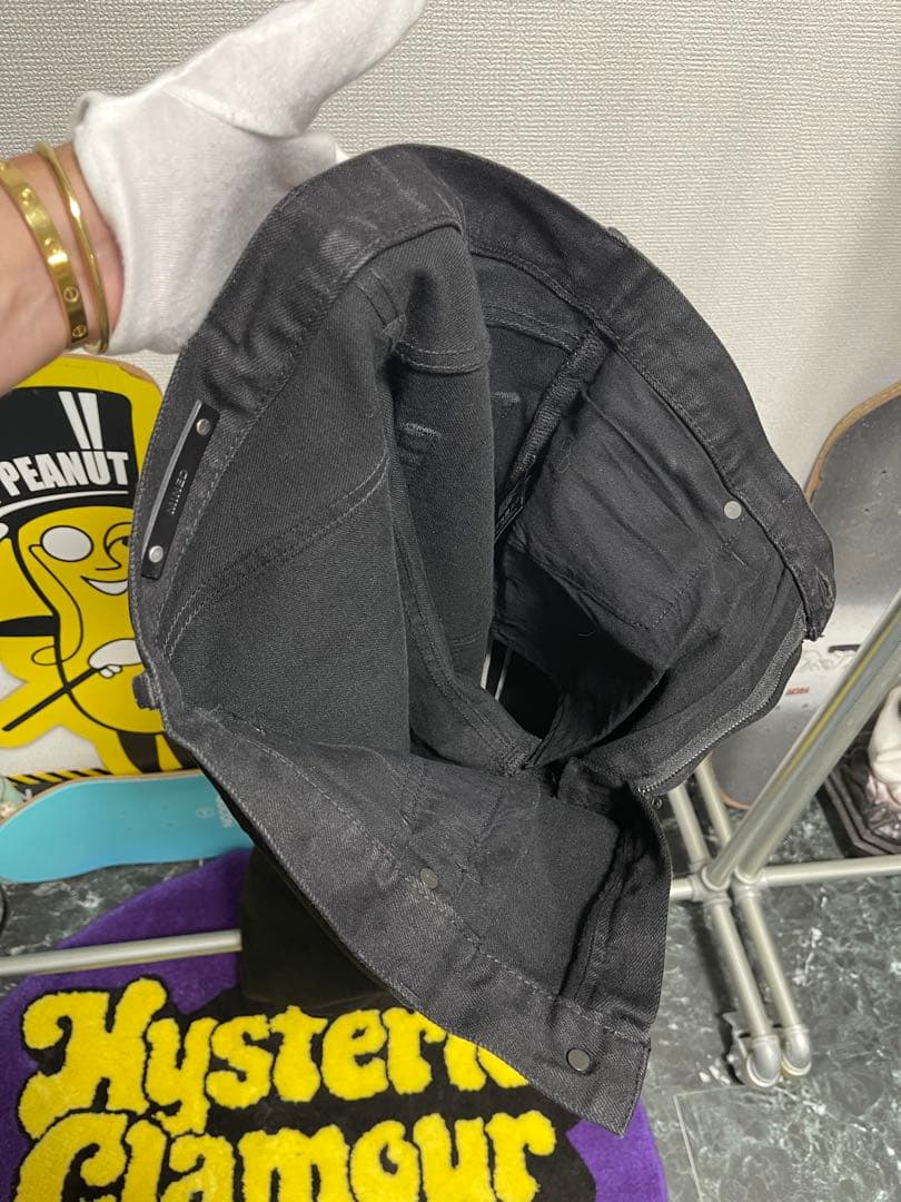 MINEDENIM スキニーデニム ブラックストレッチ　マインデニム　サイズ7