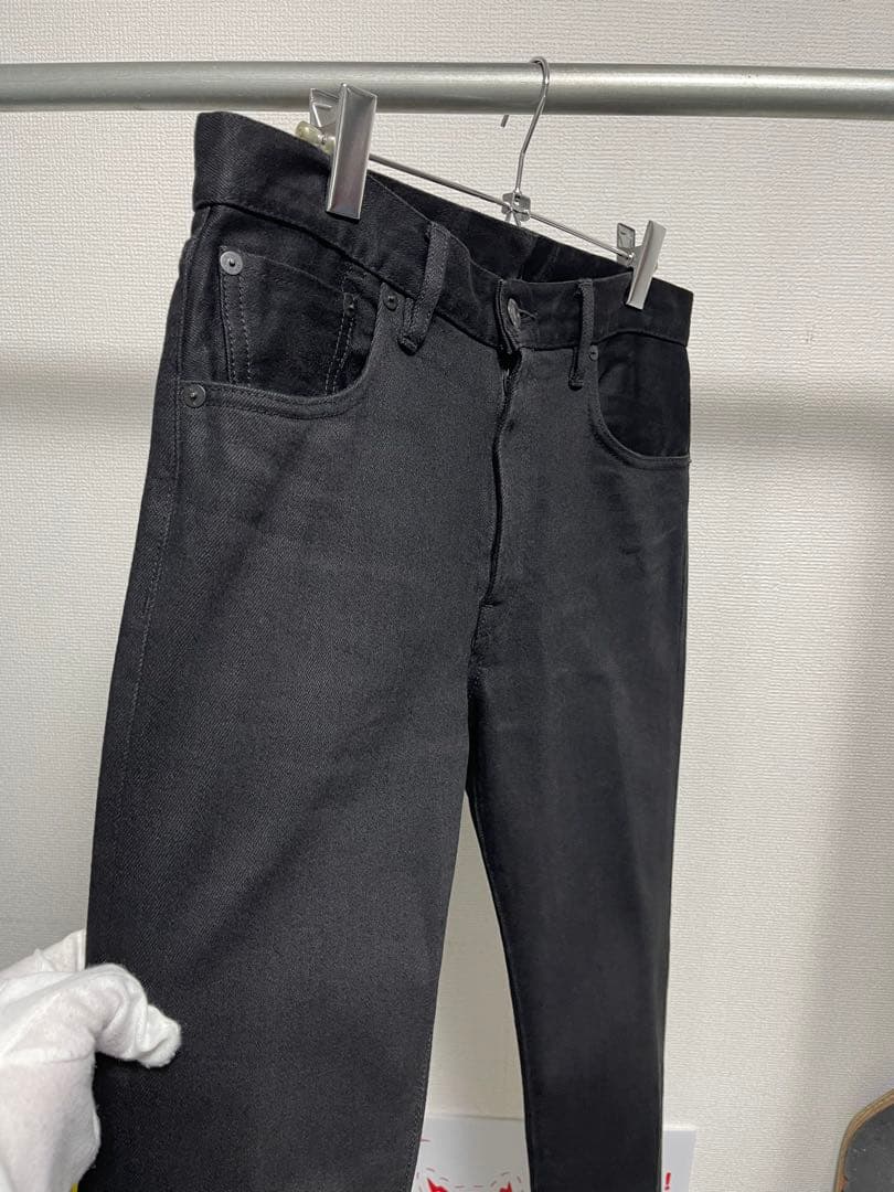 MINEDENIM スキニーデニム ブラックストレッチ　マインデニム　サイズ7