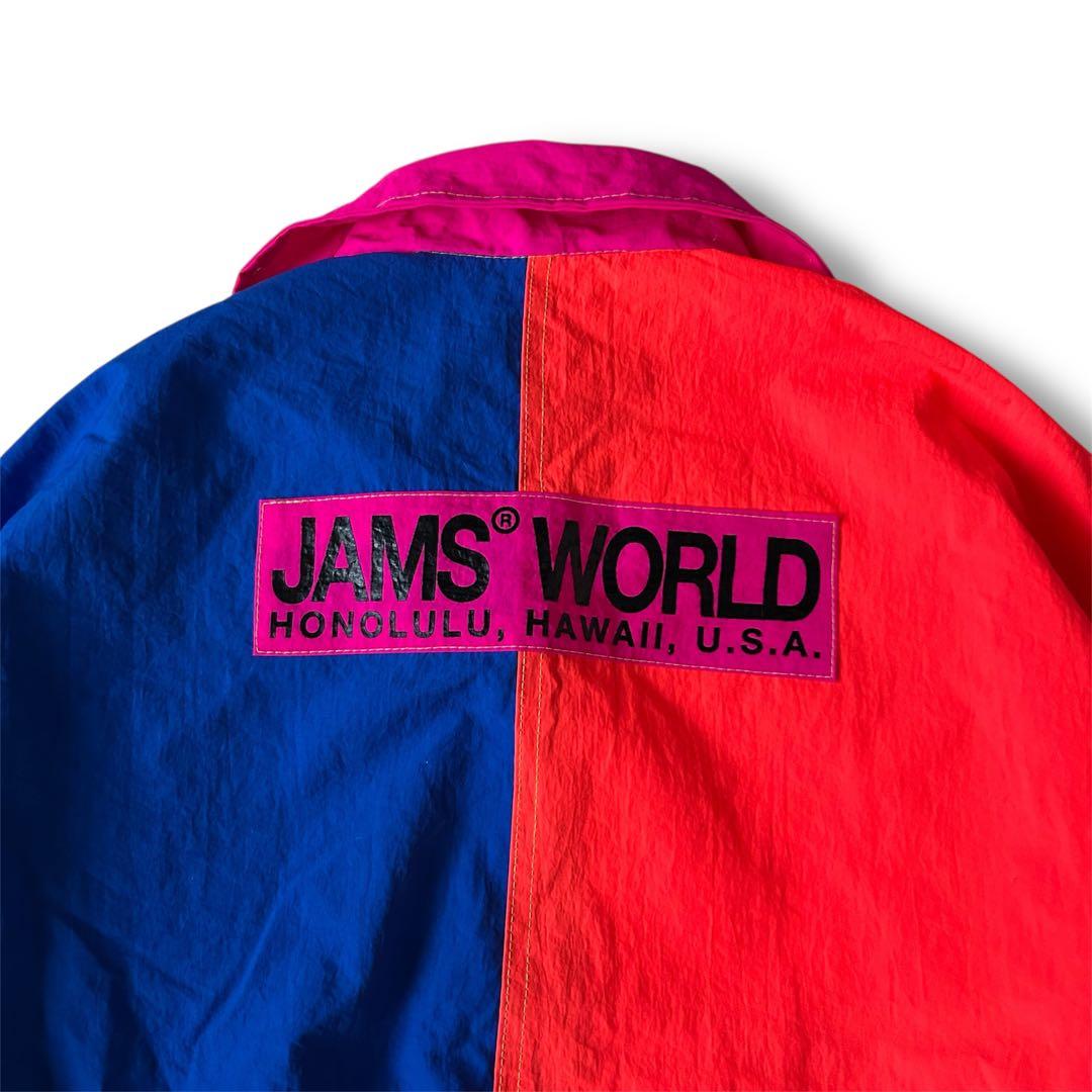 美品 USA製 90s JAMS WORLD クレイジー ナイロン ジャケット