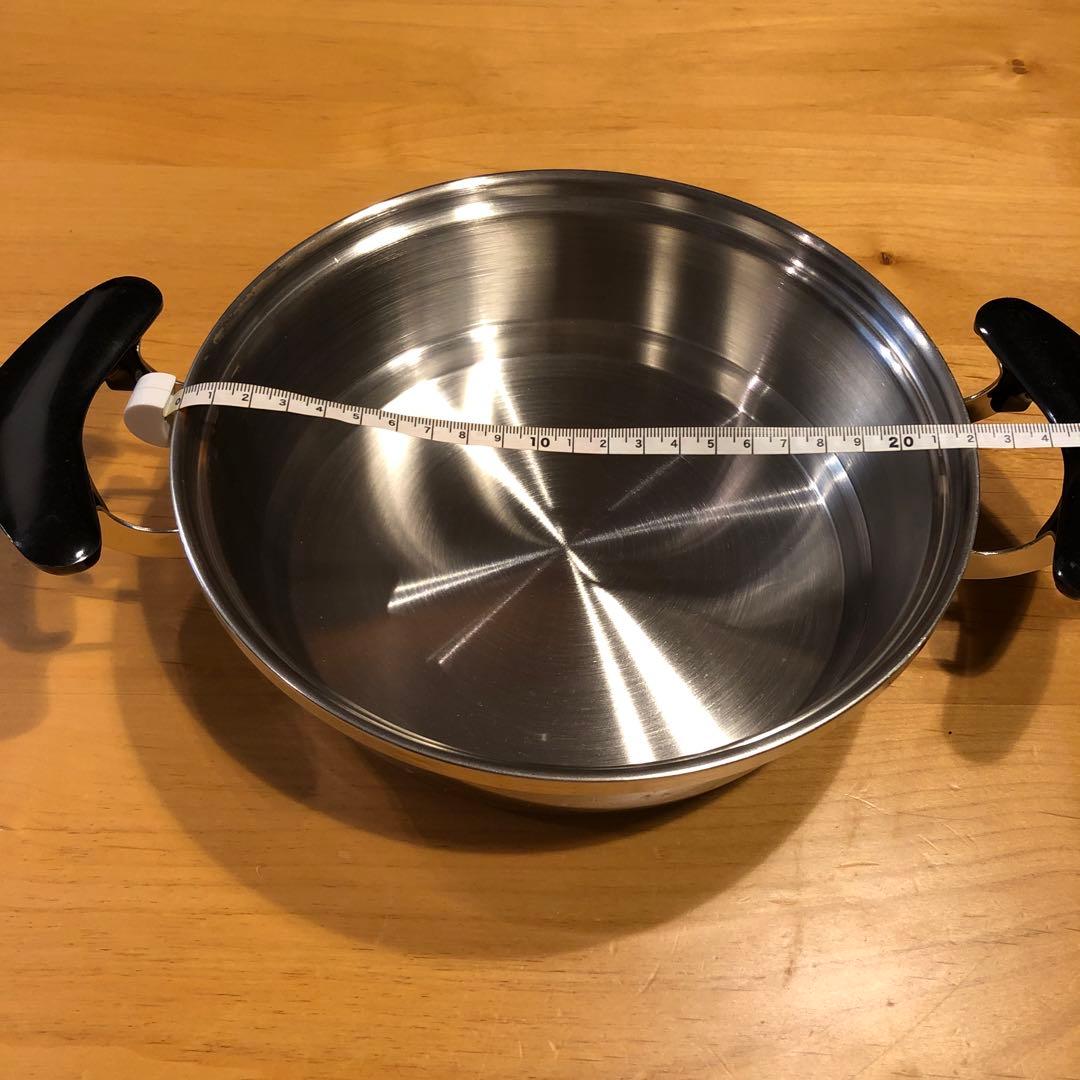 テンプトーン　エレガンス　約22cm IH対応　未使用保管品　両手鍋