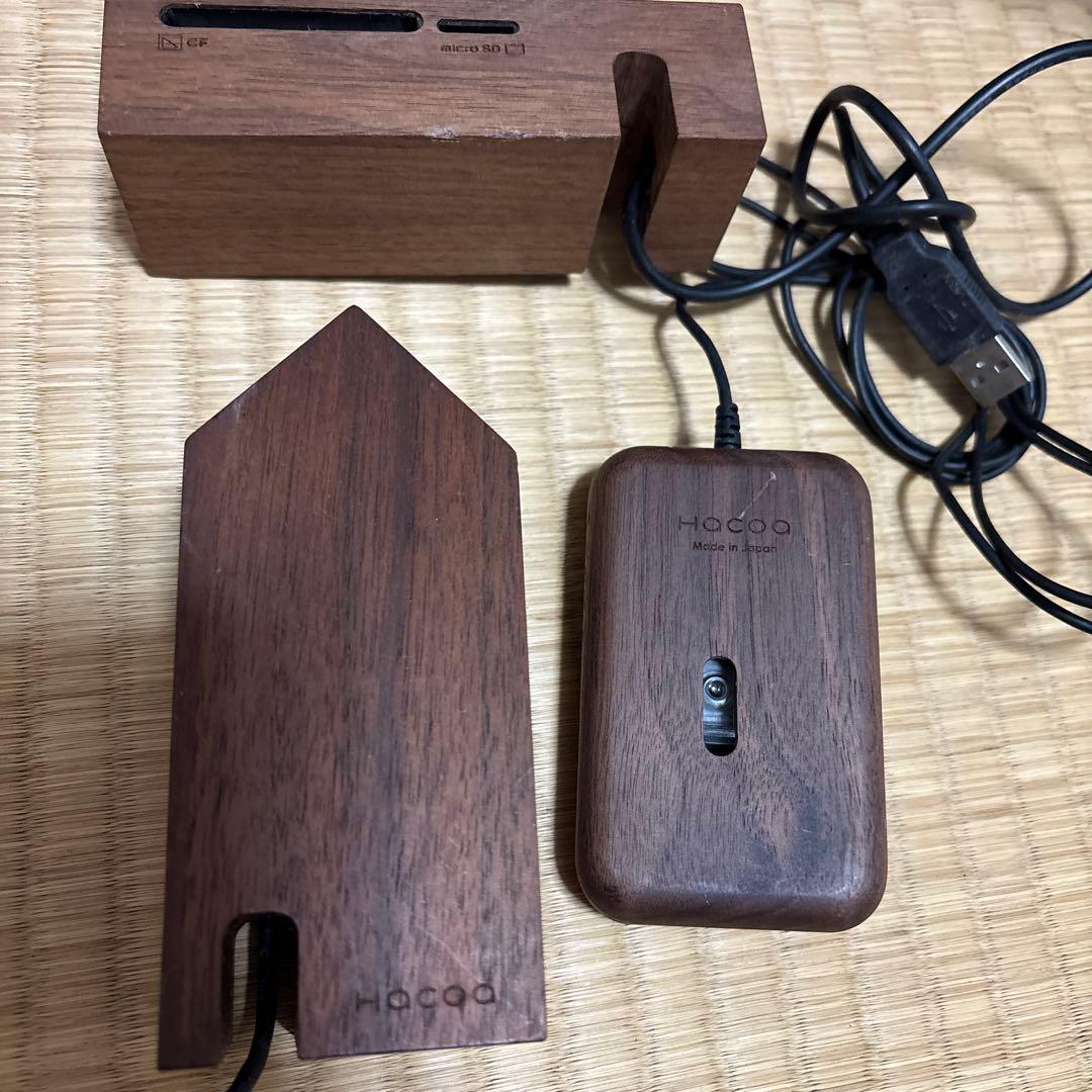 マウス　USBハブhouse　カードリーダー　ファクトリー　Hacoa