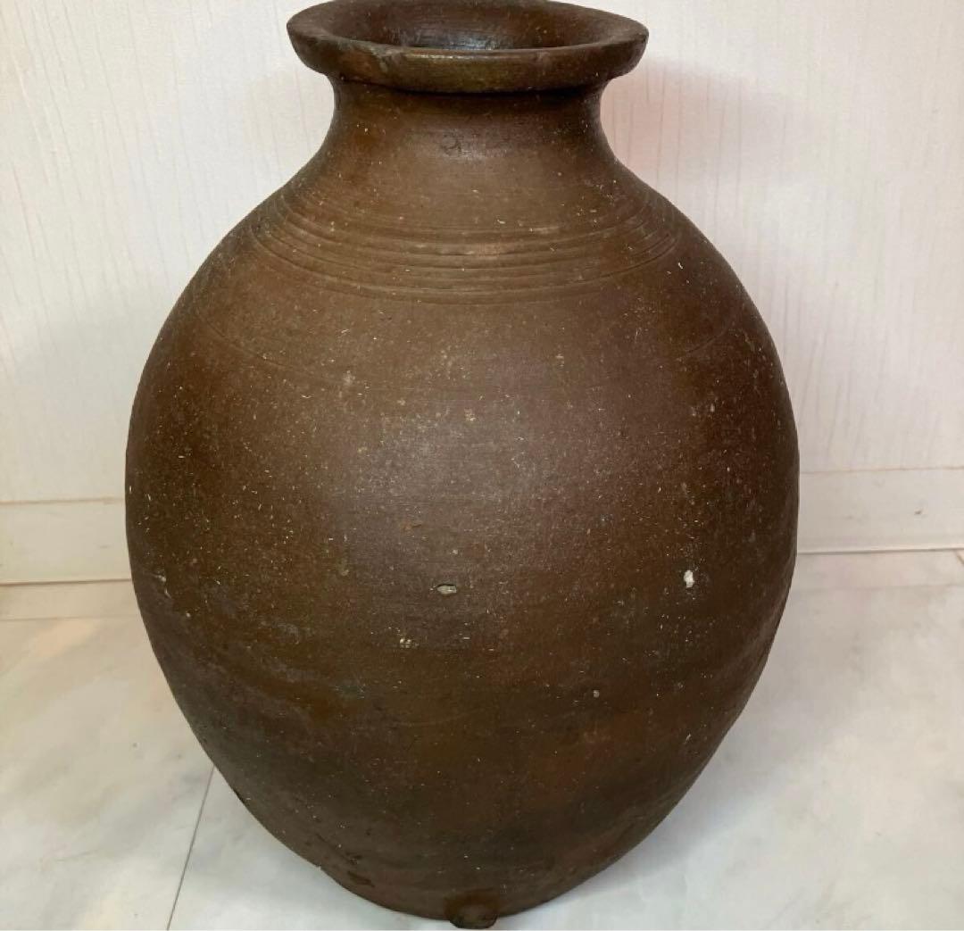 希少　種子島　よきの焼　壺　江戸時代　花瓶　置物　骨董品　古美術品　能野焼