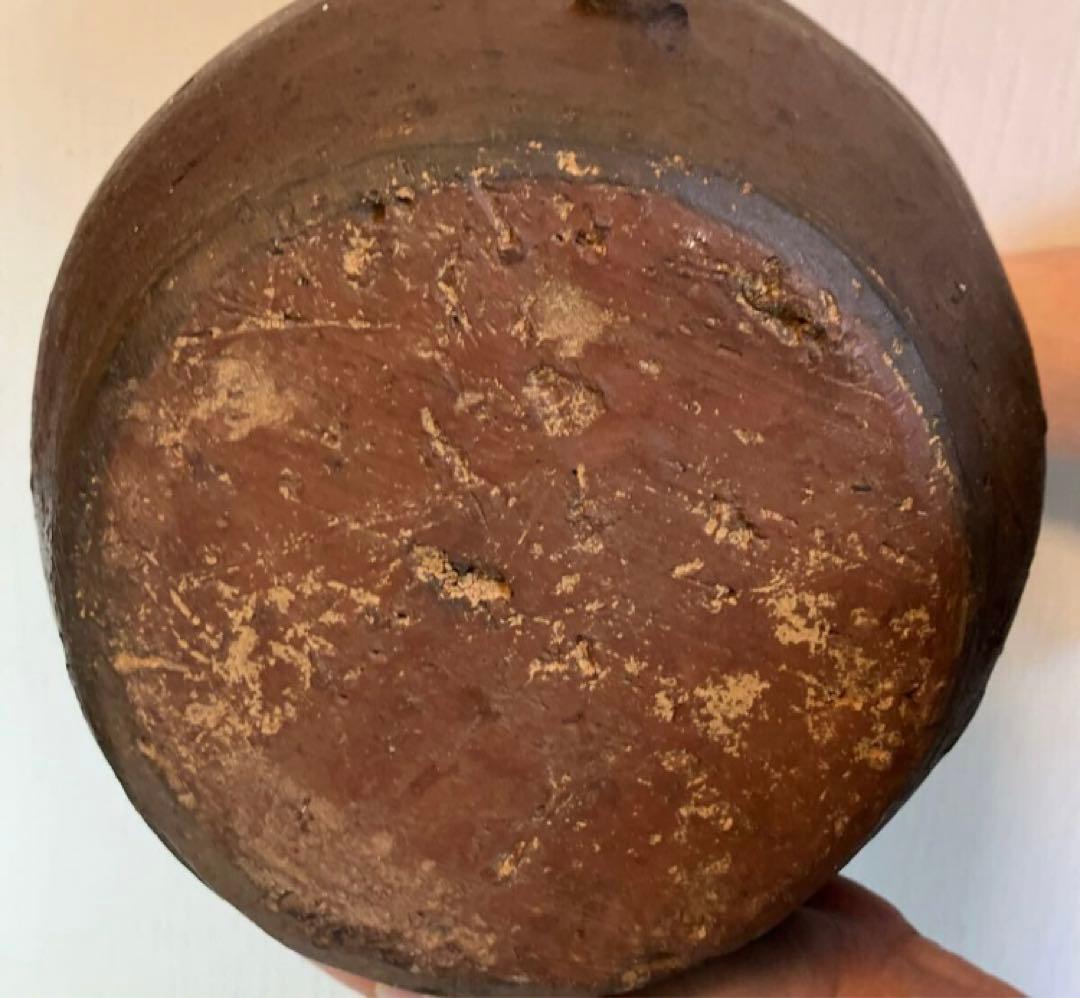 希少　種子島　よきの焼　壺　江戸時代　花瓶　置物　骨董品　古美術品　能野焼