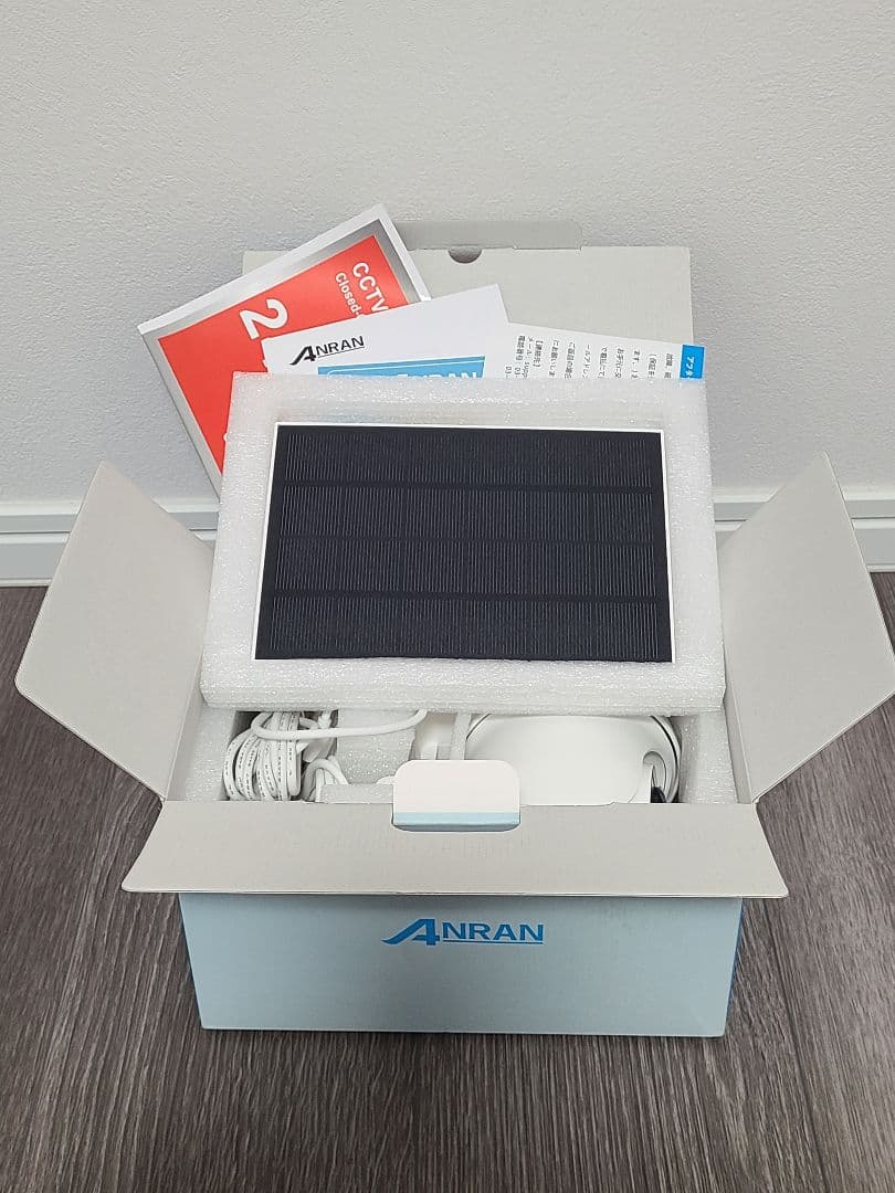 ANRAN ソーラー ワイヤレス防犯カメラ