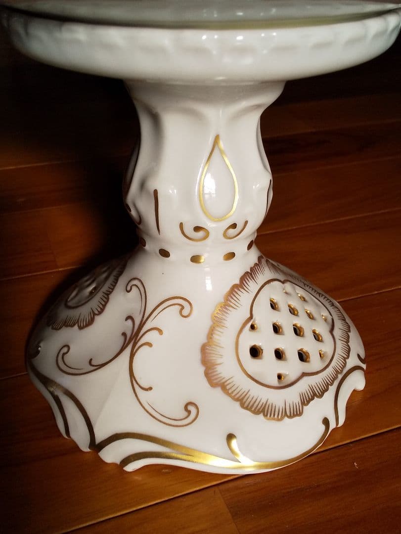 コンポート  アンティーク ハンドペイント