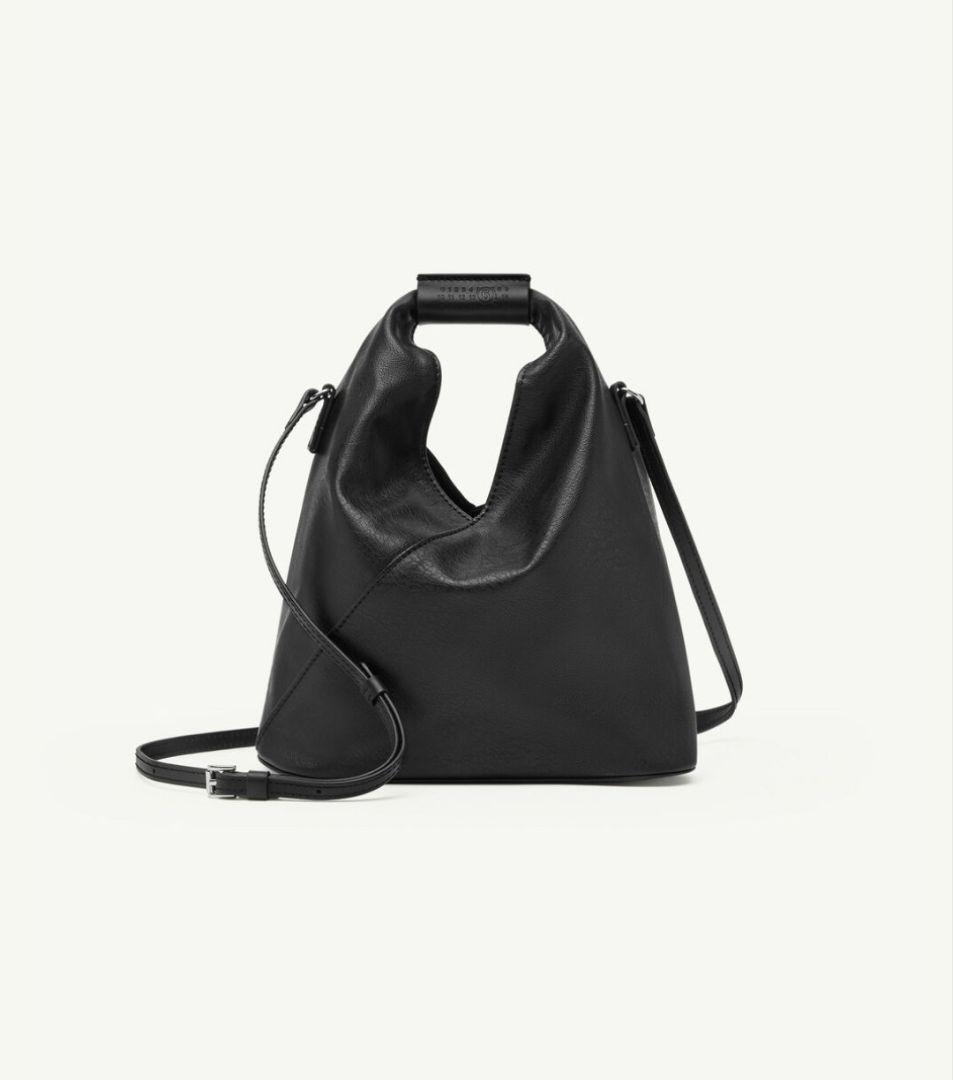 MM6 黒 ジャパニーズ クロスボディバッグ