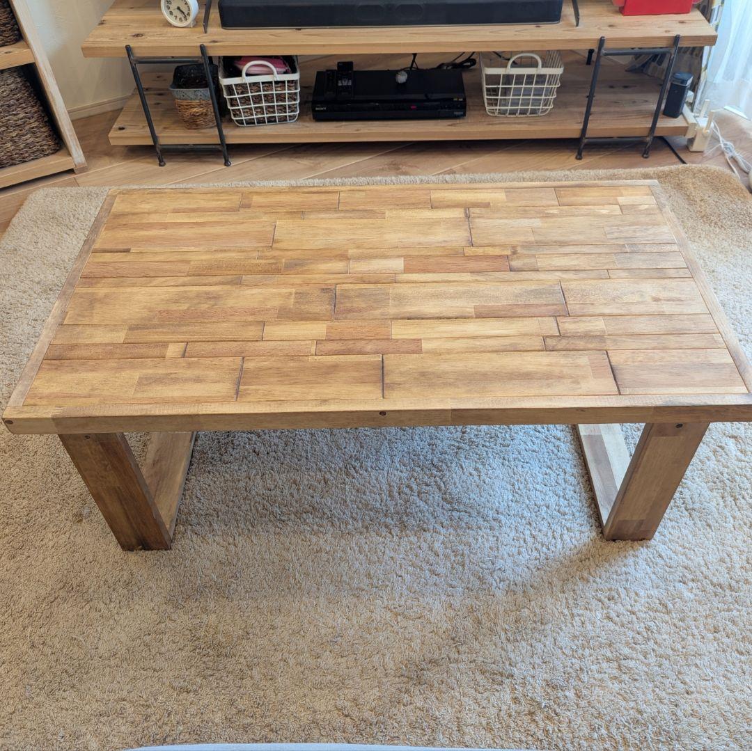 SALE【現物につき】ローテーブル　木製テーブル　✨　ハンドメイド