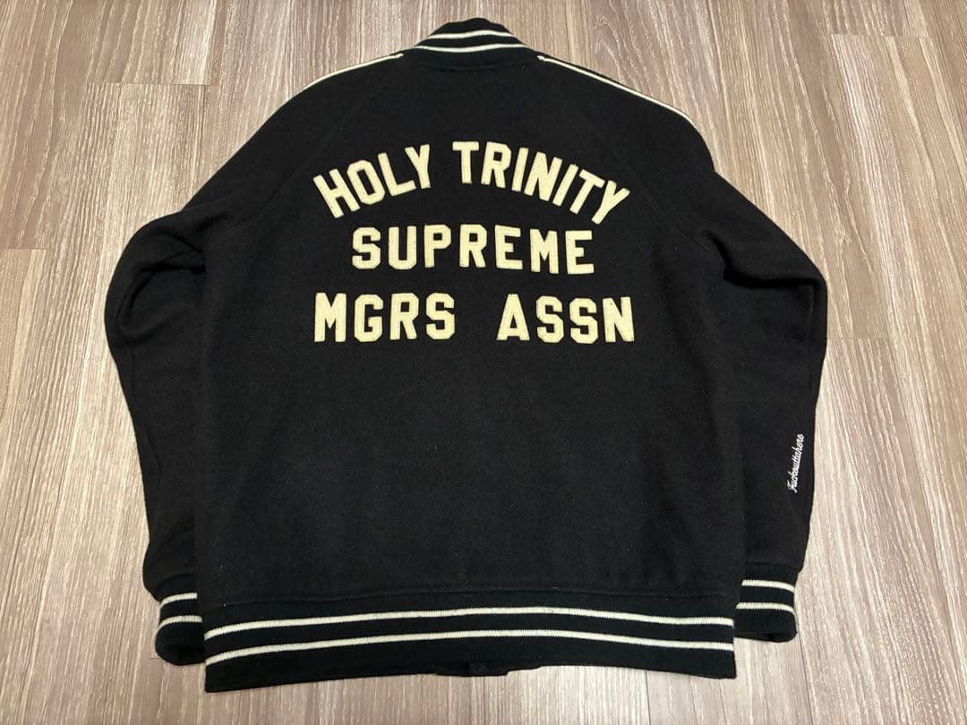 ジャケット・アウター 11AW Supreme Holy Trinity Varsity Jacket