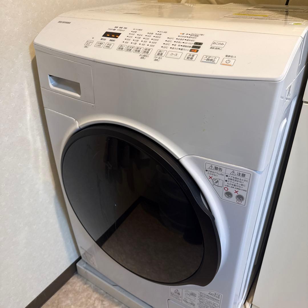 ドラム式洗濯機　アイリスオーヤマ　cdk842-w 8kg