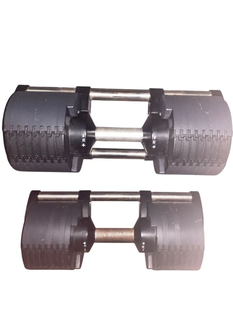 NUO NUOBELL 可変式ダンベル 32キロ2個、スタンド1/4梱包　その①