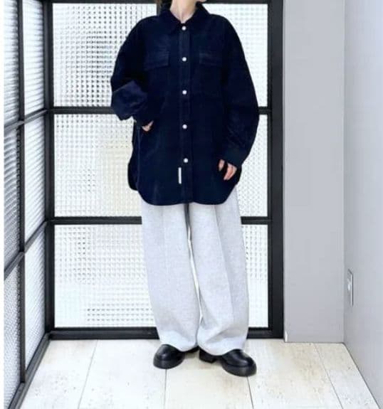 【今季新品★人気完売】レプシィム コーデュロイBIGシャツ