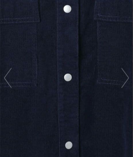 【今季新品★人気完売】レプシィム コーデュロイBIGシャツ