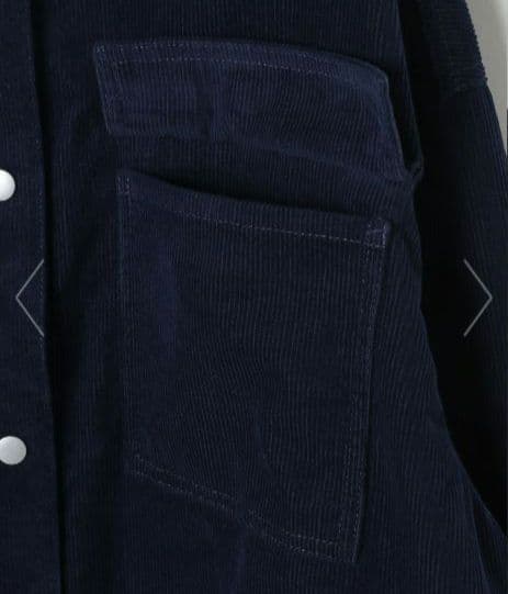 【今季新品★人気完売】レプシィム コーデュロイBIGシャツ