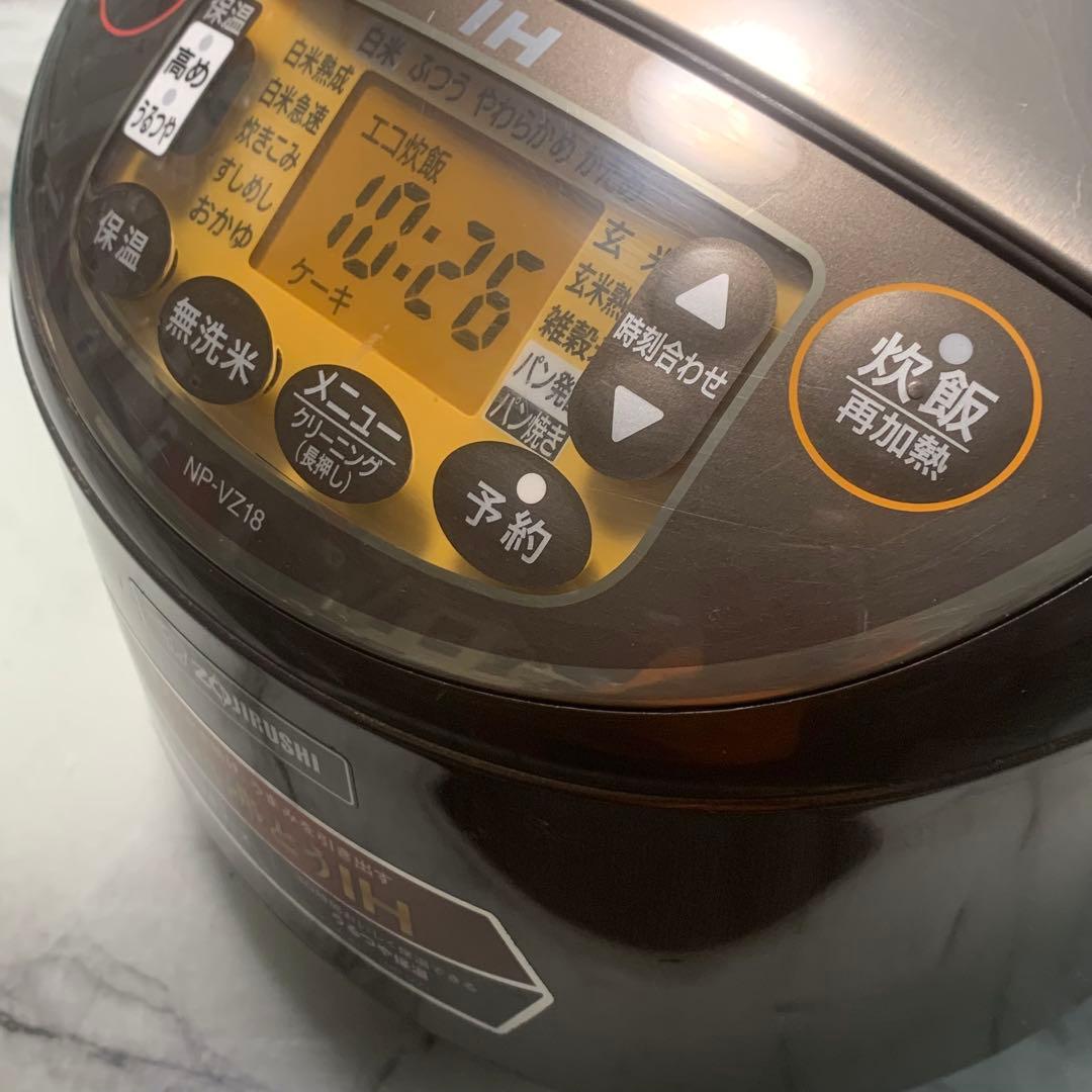 良品　2019年■象印 極め炊き 豪熱沸とうIH　NP-VZ18　1升炊き■