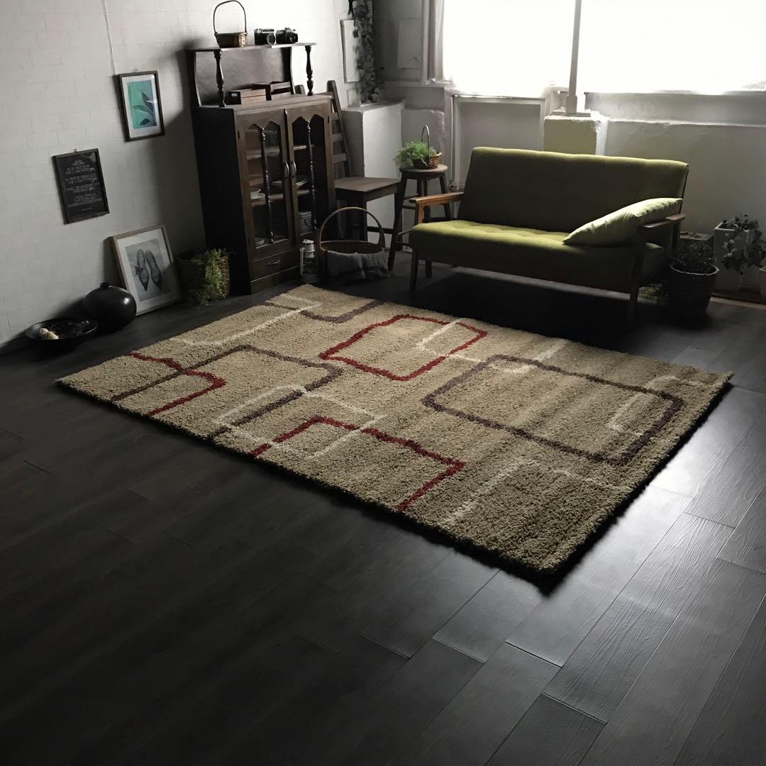 ラグ ラグマット 160x234cm カーペット 絨毯 ウィルトン織 シャギー