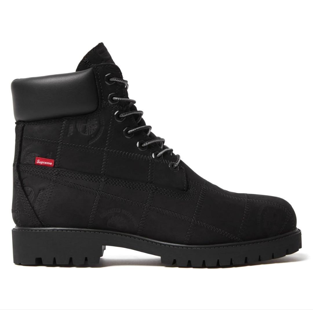靴 Supreme Timberland Patchwork 6 Inch Boot