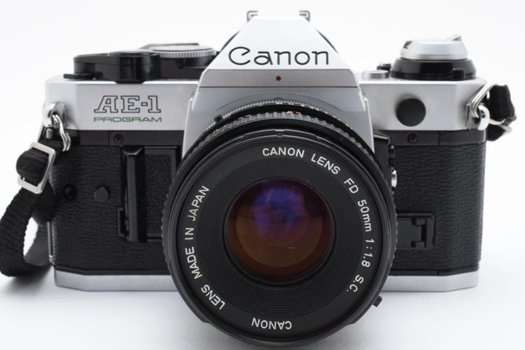 【美品】 Canon AE-1 Program + 50mm f1.8 s.c
