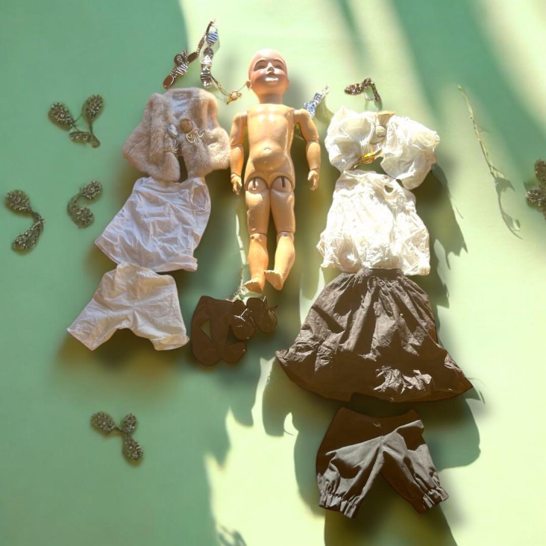 まるこ アンティーク ビスクドール ケストナー 164 シェルカメオ