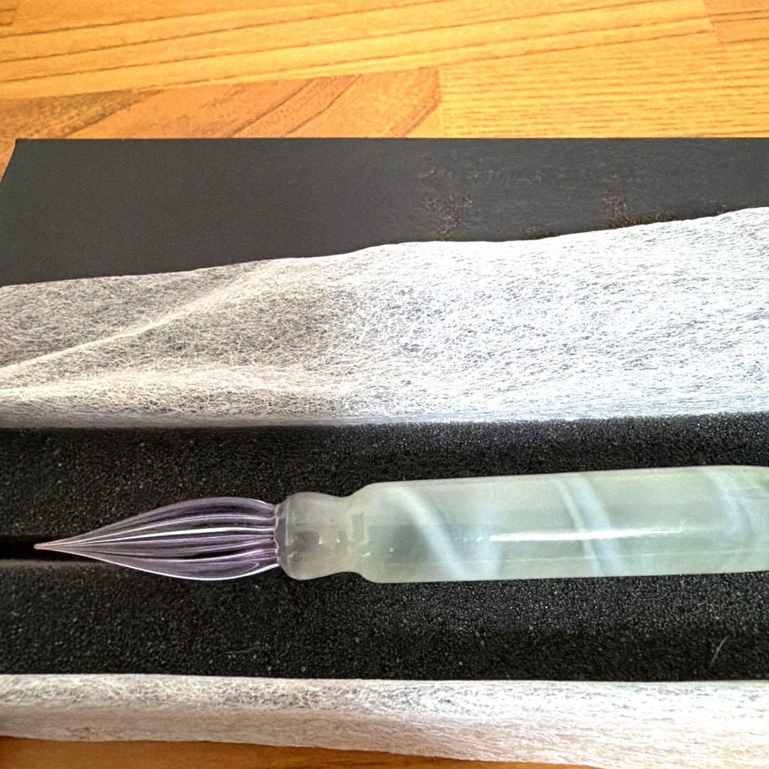 ひとつ房 ガラスペン 桃花