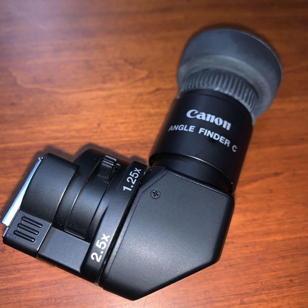 【箱有】Canon Angle Finder C（Ec-C • Ed-C 付き）