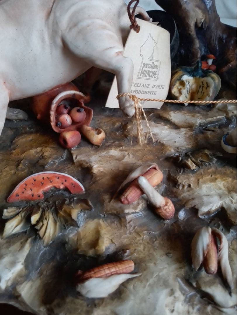 PORCELLANE PRINCIPE カポディモンテ 陶器　特大　美術品