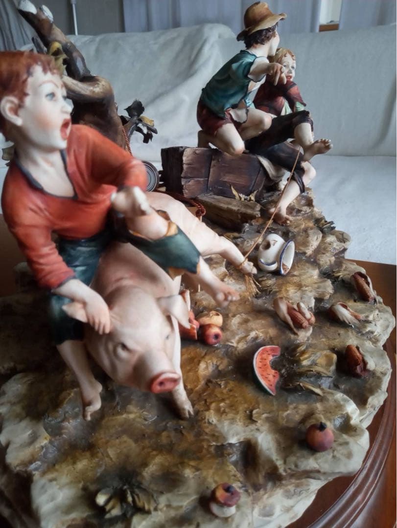 PORCELLANE PRINCIPE カポディモンテ 陶器　特大　美術品