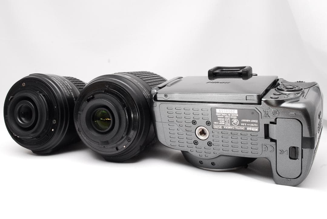 希少色グレー❤️ Nikon D5300❤️ダブルレンズ❤️スマホ転送 一眼レフ